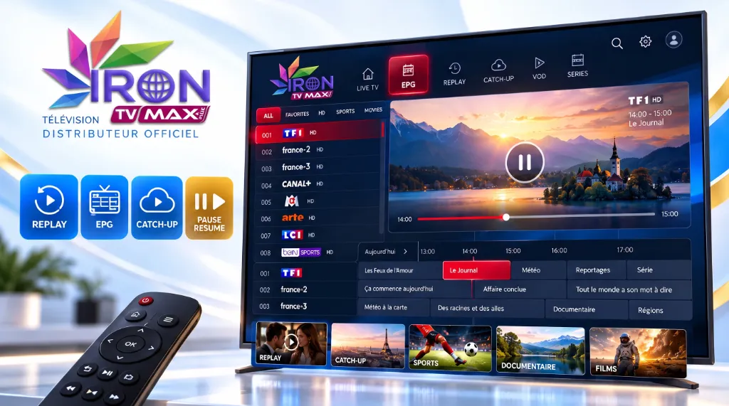 IRON TV MAX : Avis Complet, Prix et Fonctionnement en 2026 – IRON IPTV